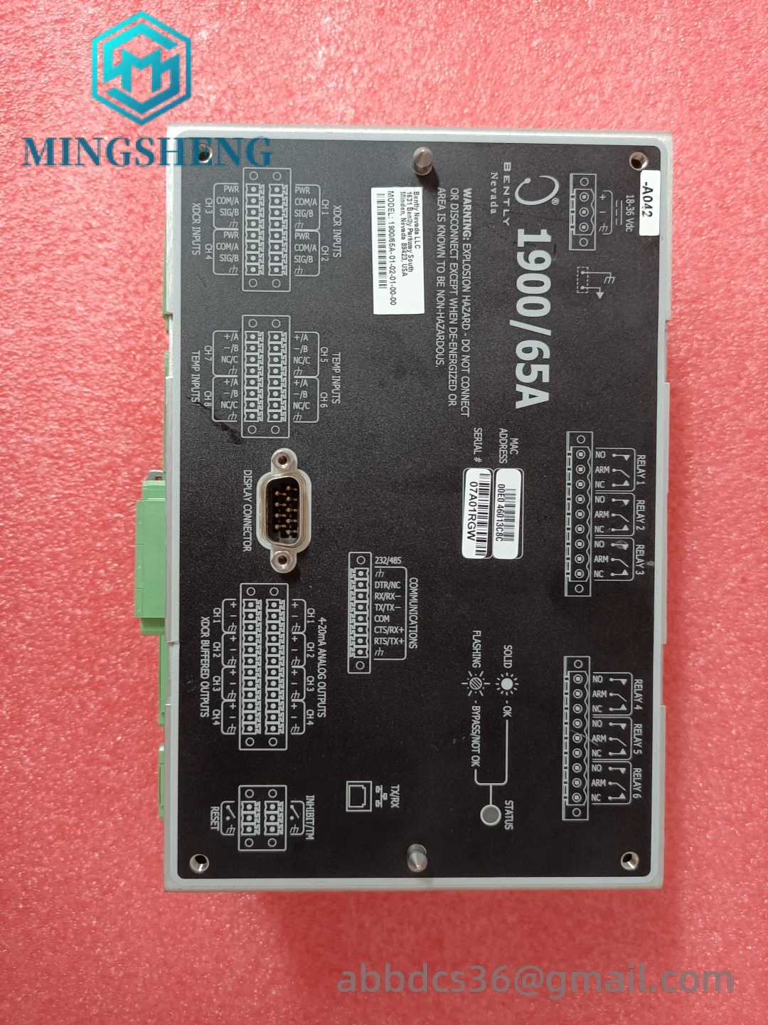 BENTLY 1900 Module Connections