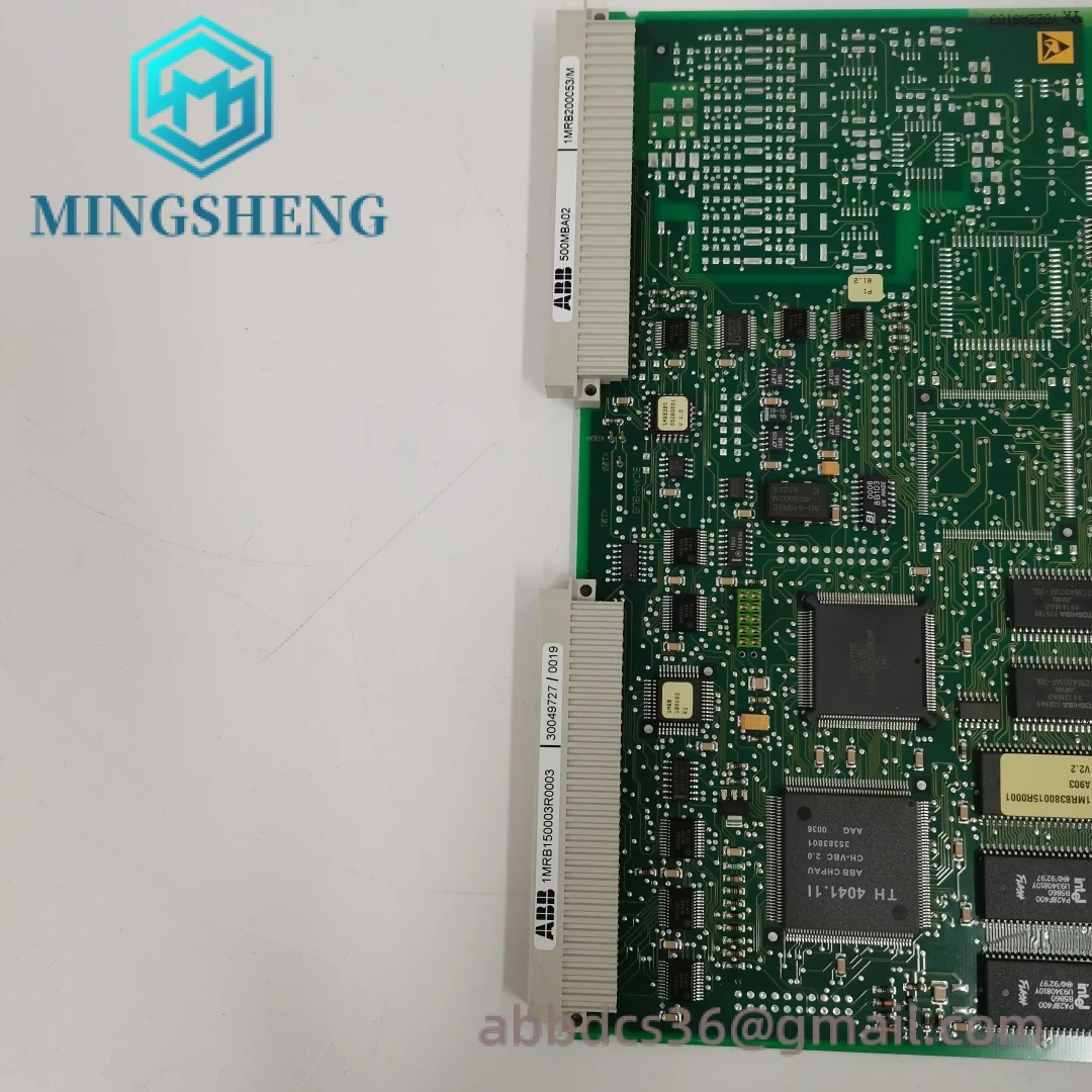 ABB 500MBA02 front panel