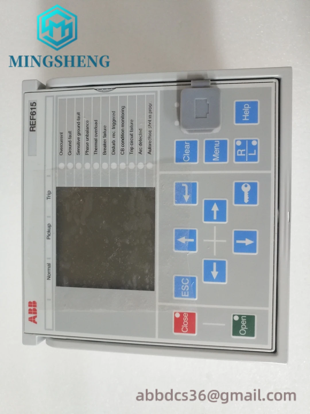 ABB REF615A_1G Module Front Panel