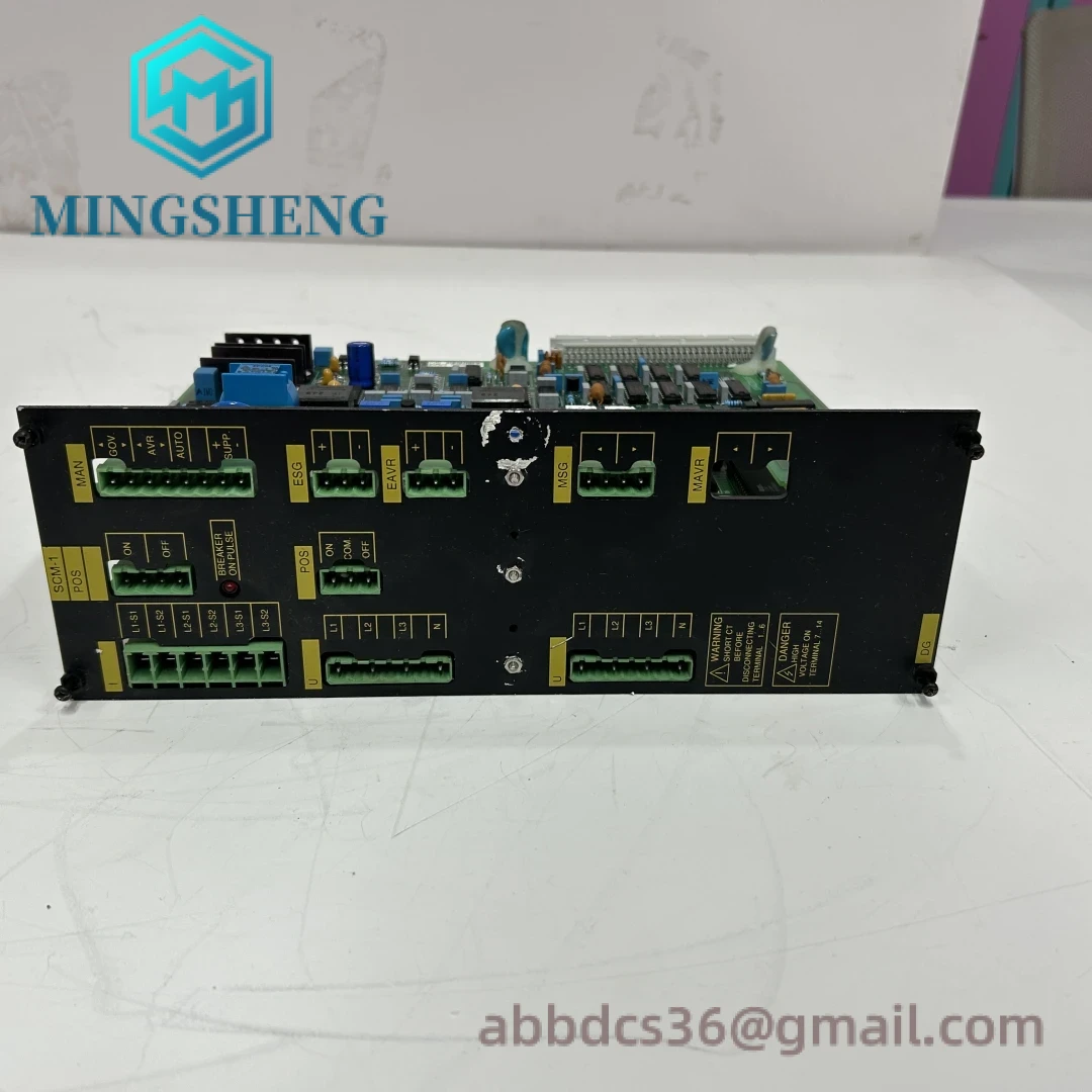 DEIF SCM-1 terminal connections