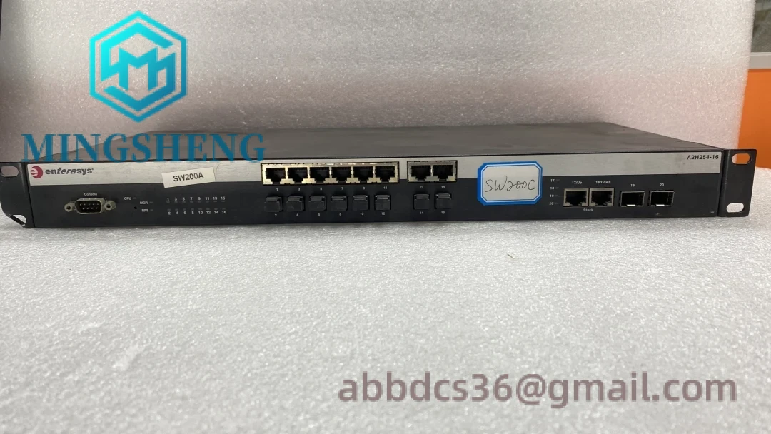 Enterasys A2H254-16 P0973BK Front Panel