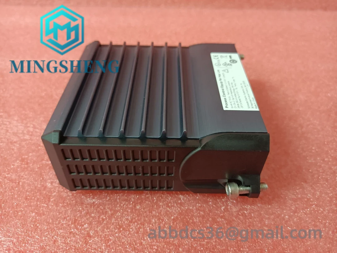 Industrial control module in system rack