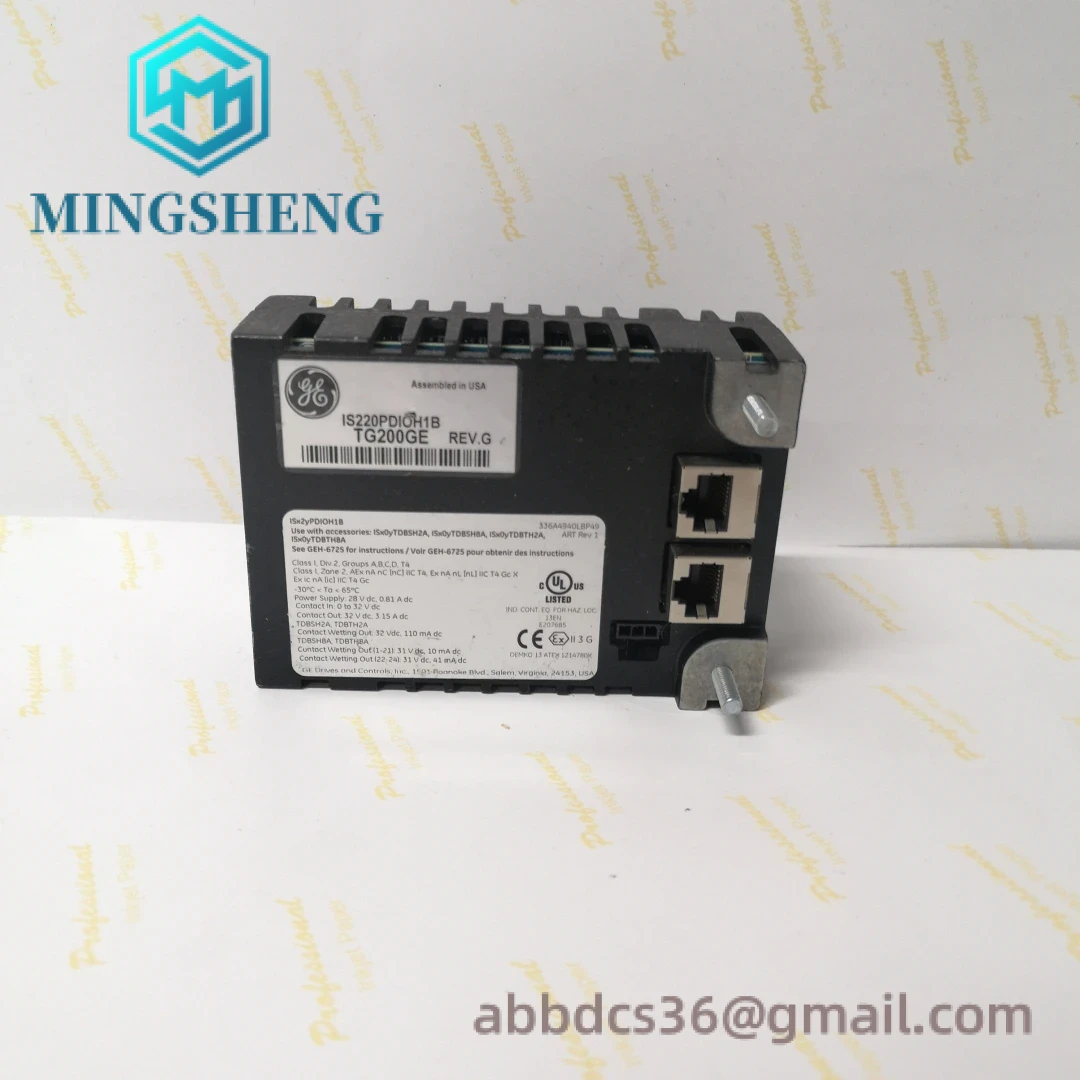 GE IS220PDIOH1B Front Panel