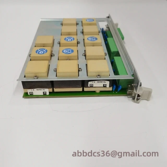 ABB 500MTM02 module front panel