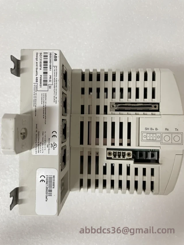 ABB PM866K01 front panel