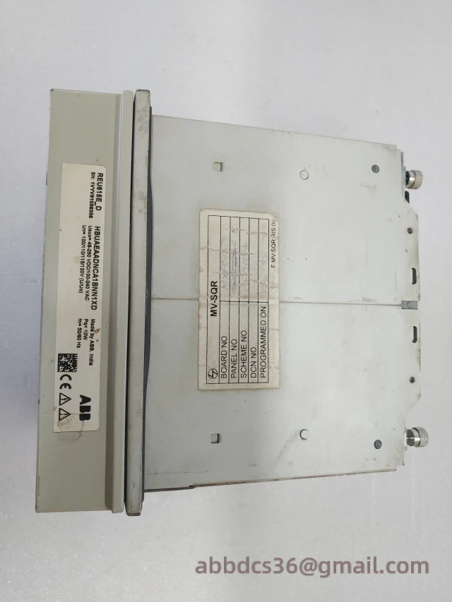 ABB REU615E_D front panel