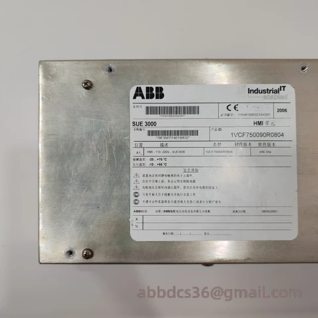 ABB SUE3000 Connection Details