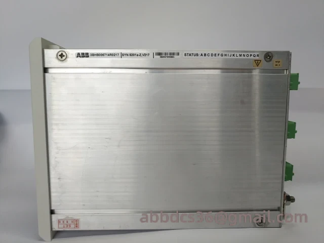 Rear connection terminals of ABB SYN5201a-Z V217
