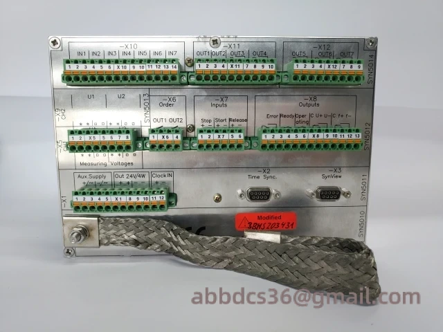 Module installation in control cabinet