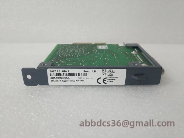 B&R 8AC120 front panel