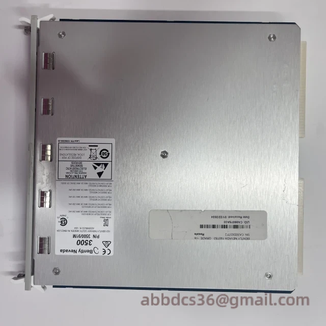 BENTLY 3500-91M front panel