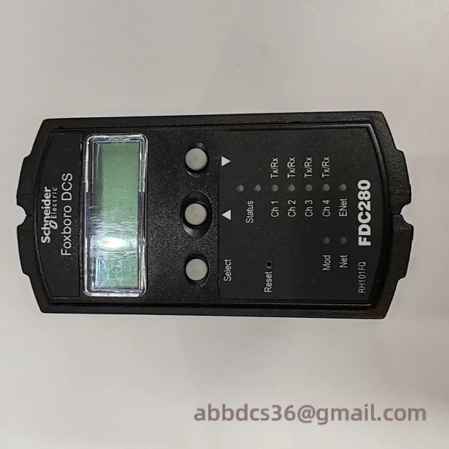 FOXBORO FDC280 RH101FQ Front Panel