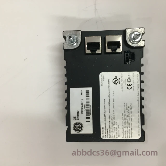 GE IS220PAICH1B installation view