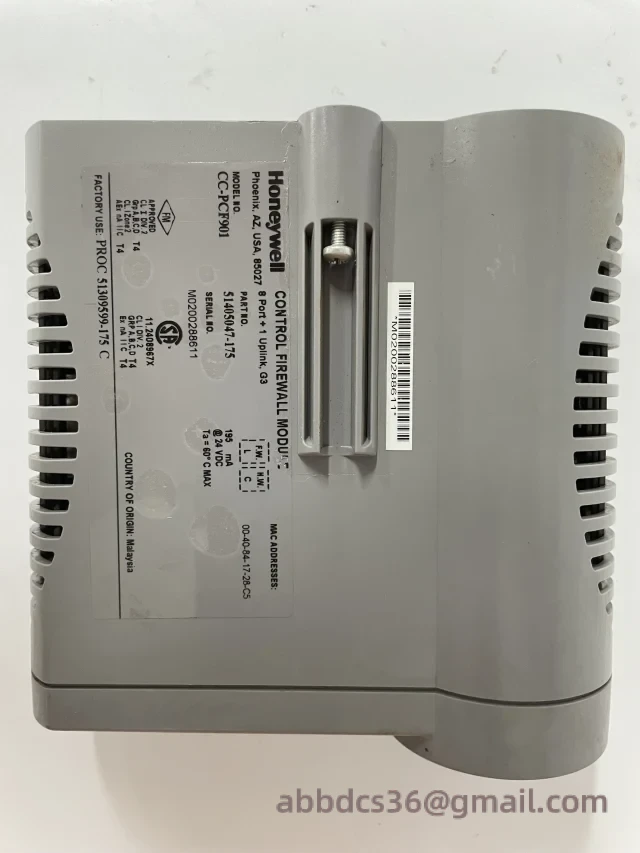 HONEYWELL CC-PCF901 Front Panel