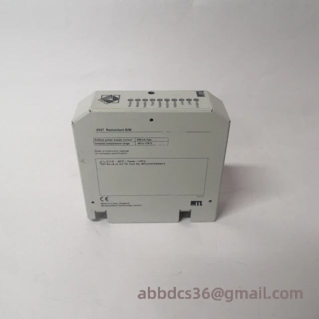 MTL 8507-BI-DP Front View