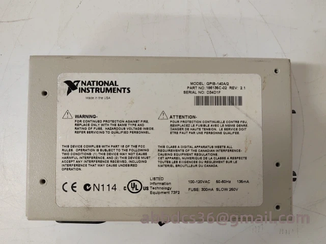 NI GPIB-140A/2 Internal Components
