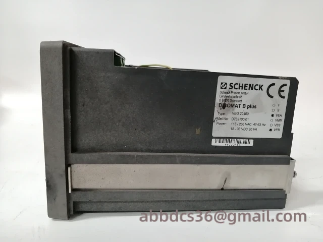 SCHENCK VEG20400 Front Panel