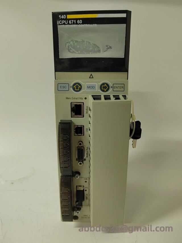 SCHNEIDER 140CPU67160 Front Panel