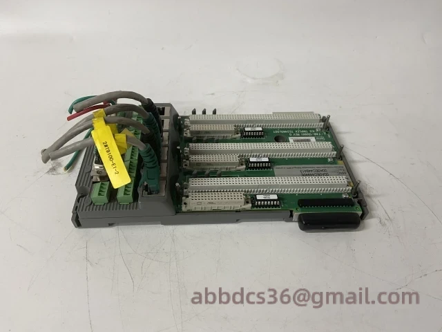 Triplex module in control cabinet