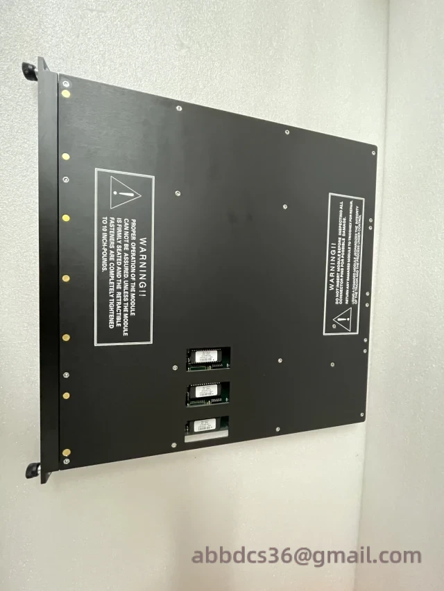TRICONEX module installation example