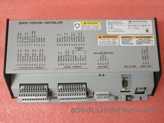 WOODWARD 8200-226 Front Panel