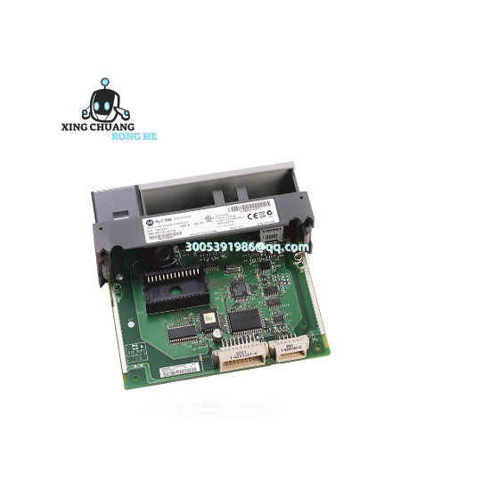 Allen Bradley 1747-L511 PLC mounted in control panel