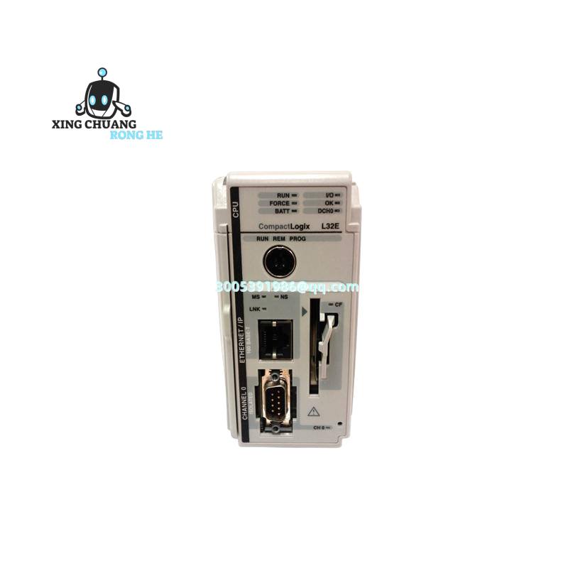 Close-up of ControlNet port on 1769-L32E