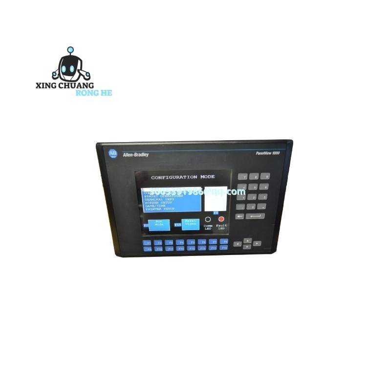 Allen Bradley 2711-K10C1 mounted in industrial setting