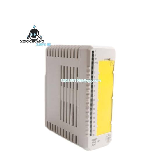Close-up of ABB 3HAC9710-1 terminal connections