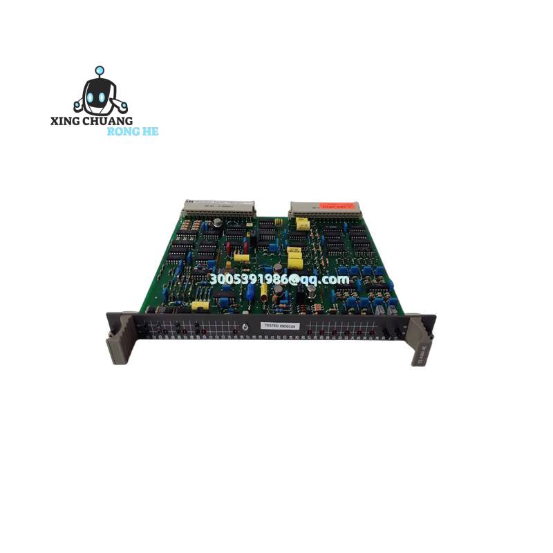 ABB 81EU01H-E industrial control module mounted on DIN rail