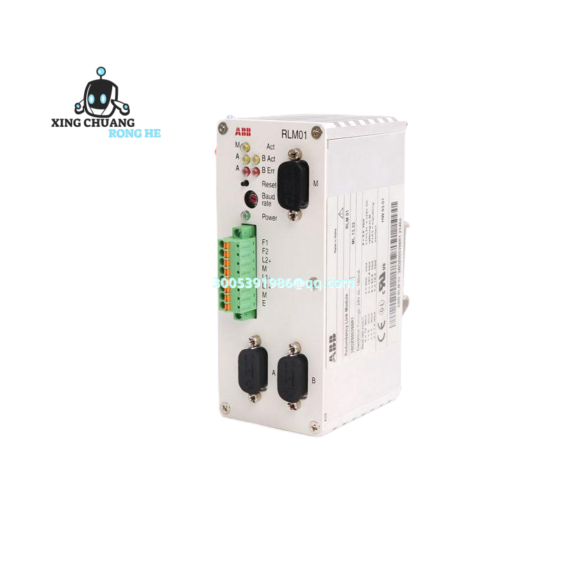 Close-up of ABB DSAO110 terminal connections