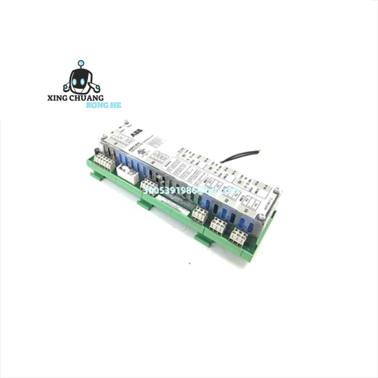 ABB GFD563A102 tension control module mounted in industrial cabinet