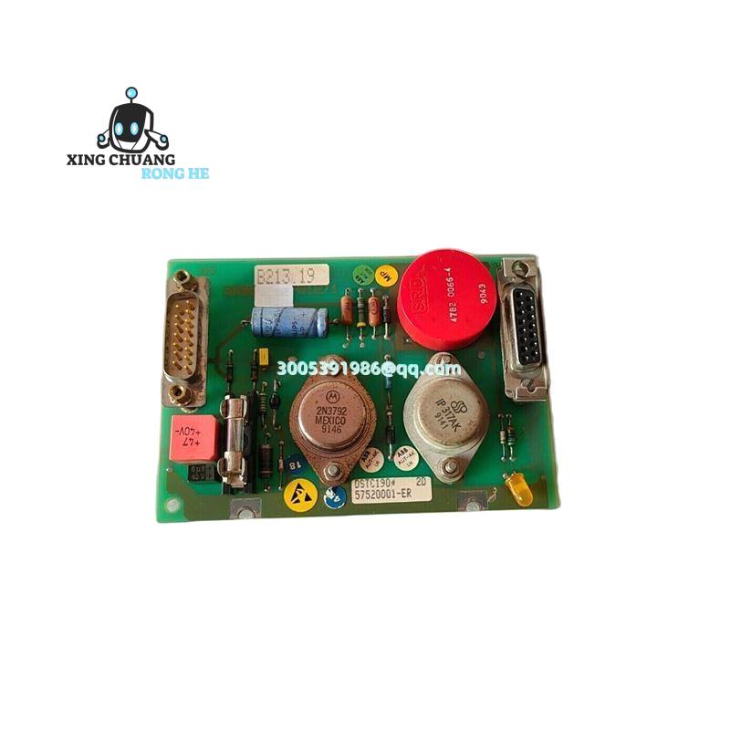 Close-up of ABB GJR5252300R3101 terminal connections