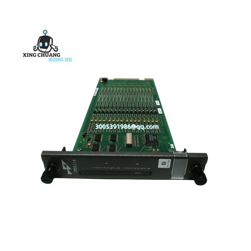 Close-up of ABB IMDSI14 terminal connections
