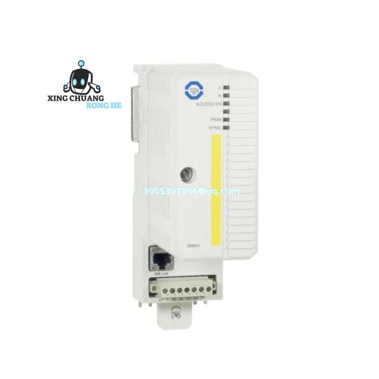 ABB SM811K01 module mounted in control cabinet