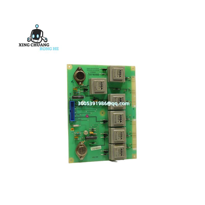 ABB UAA326A02 module installed in control cabinet