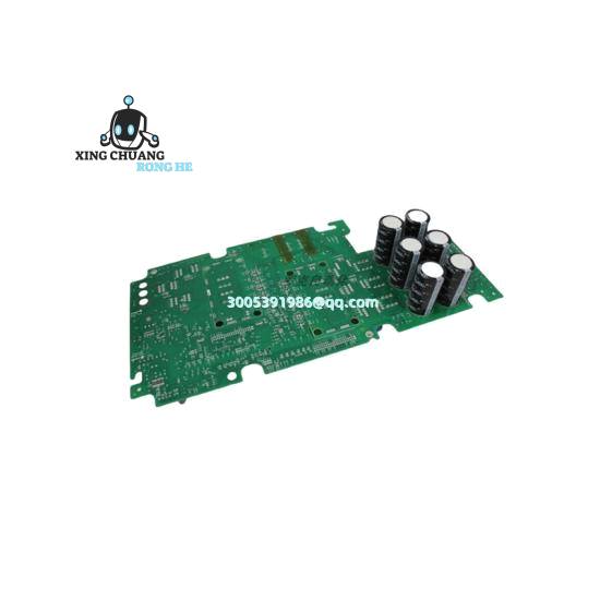 ABB XVC768101 module mounted on DIN rail