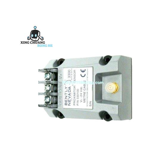 BENTLY 330100-90-00 module mounted on industrial machinery