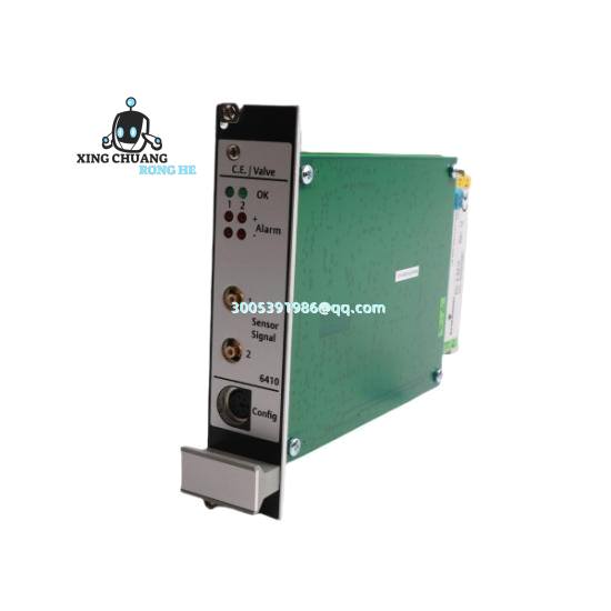 EMERSON A6410 control module mounted in industrial panel