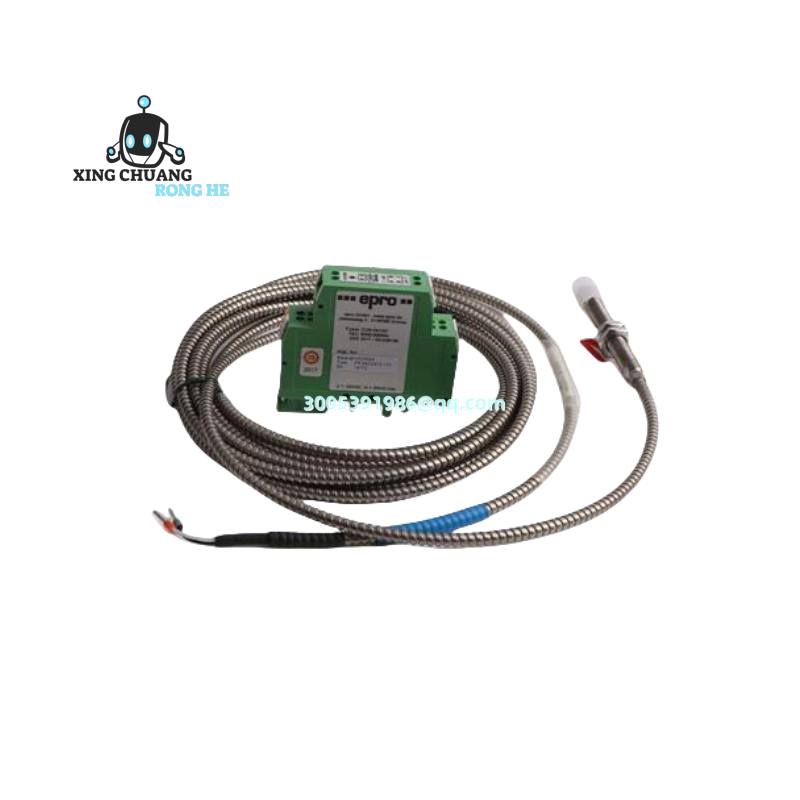 Close-up of EPRO sensor connections