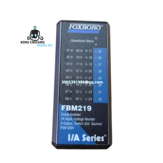 Close-up of FBM219 RH916RH terminal connections