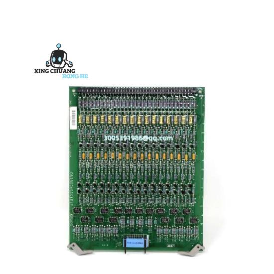 Close-up of GE IC693CMM301 terminal blocks
