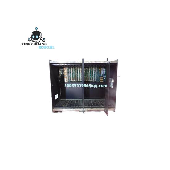 GE IC697CHS770 controller mounted in industrial rack