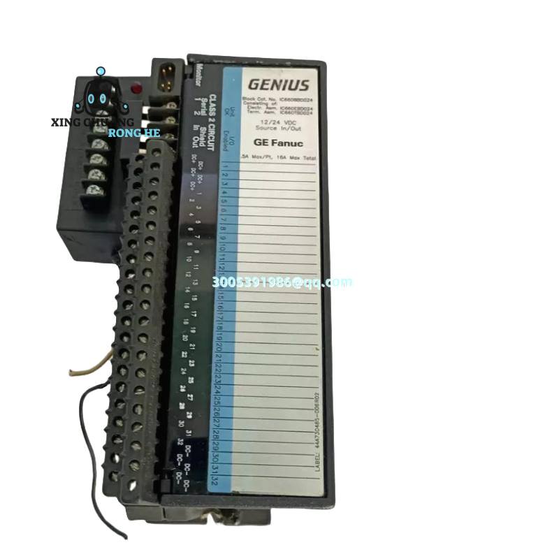 Close-up of GE IS200DTAIH1ACC terminal connections