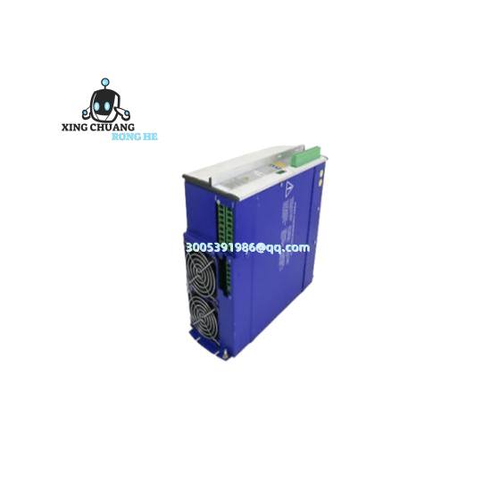 KOLLMORGEN DIGIFAS7201 mounted on DIN rail with servo cables