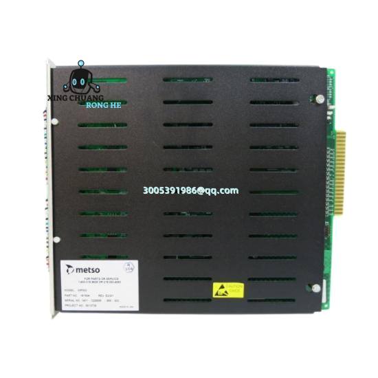 METSO IOP304 wiring terminals and status LEDs