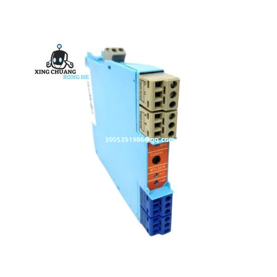 Close-up of Eaton MTL831B terminal connections showing wiring