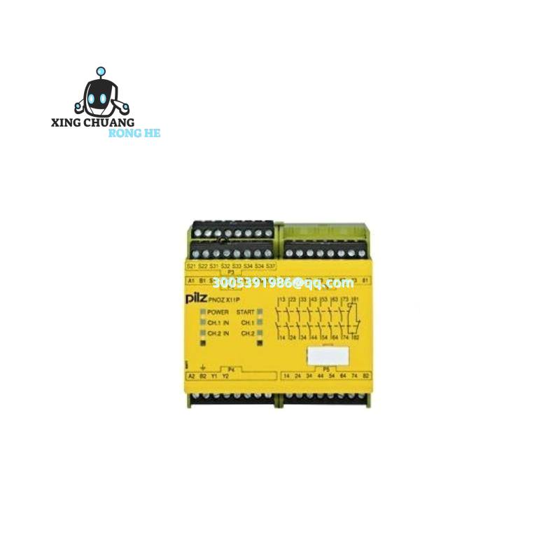 PILZ 301140 mounted on industrial DIN rail