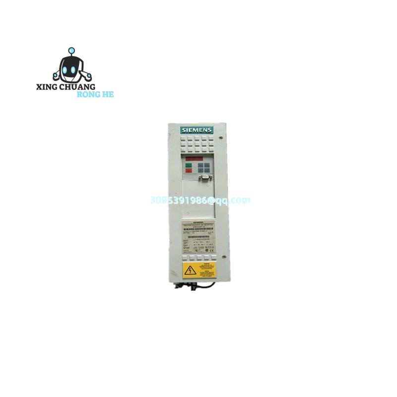 SIEMENS 6SE7012-0TP50-Z mounted on DIN rail