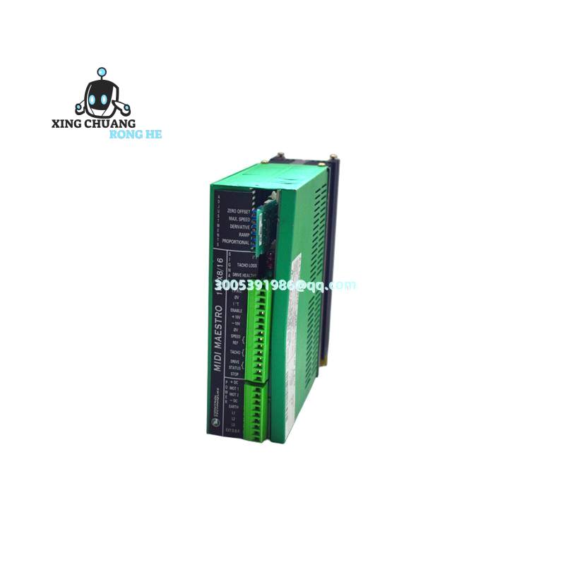 Siemens Maestro DCD servo drive mounted on industrial panel
